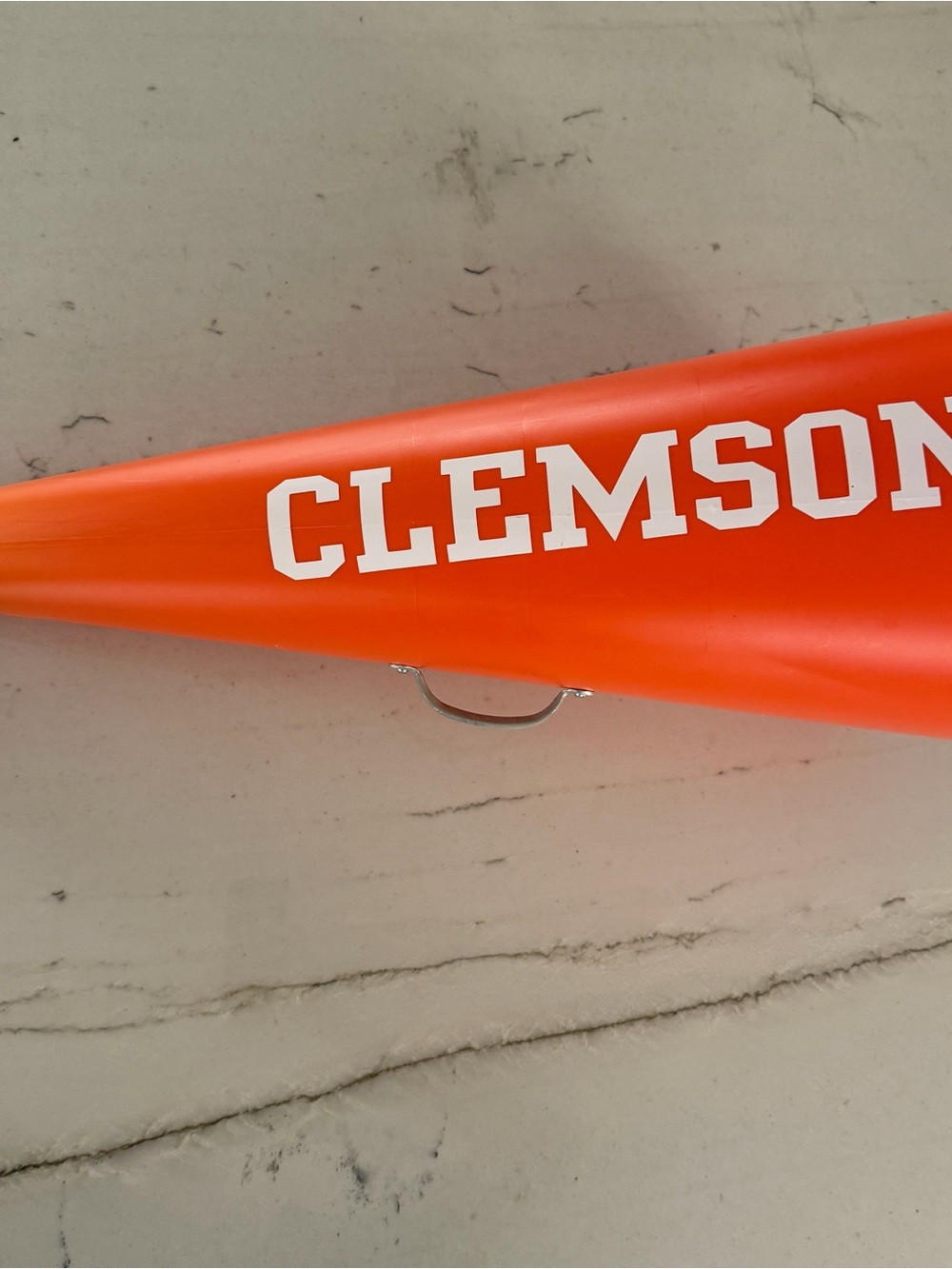 Clemson Tigers Orange Plastic Cheer Bullhorn Paw Logo Spirit Blitz Megaphone USA
